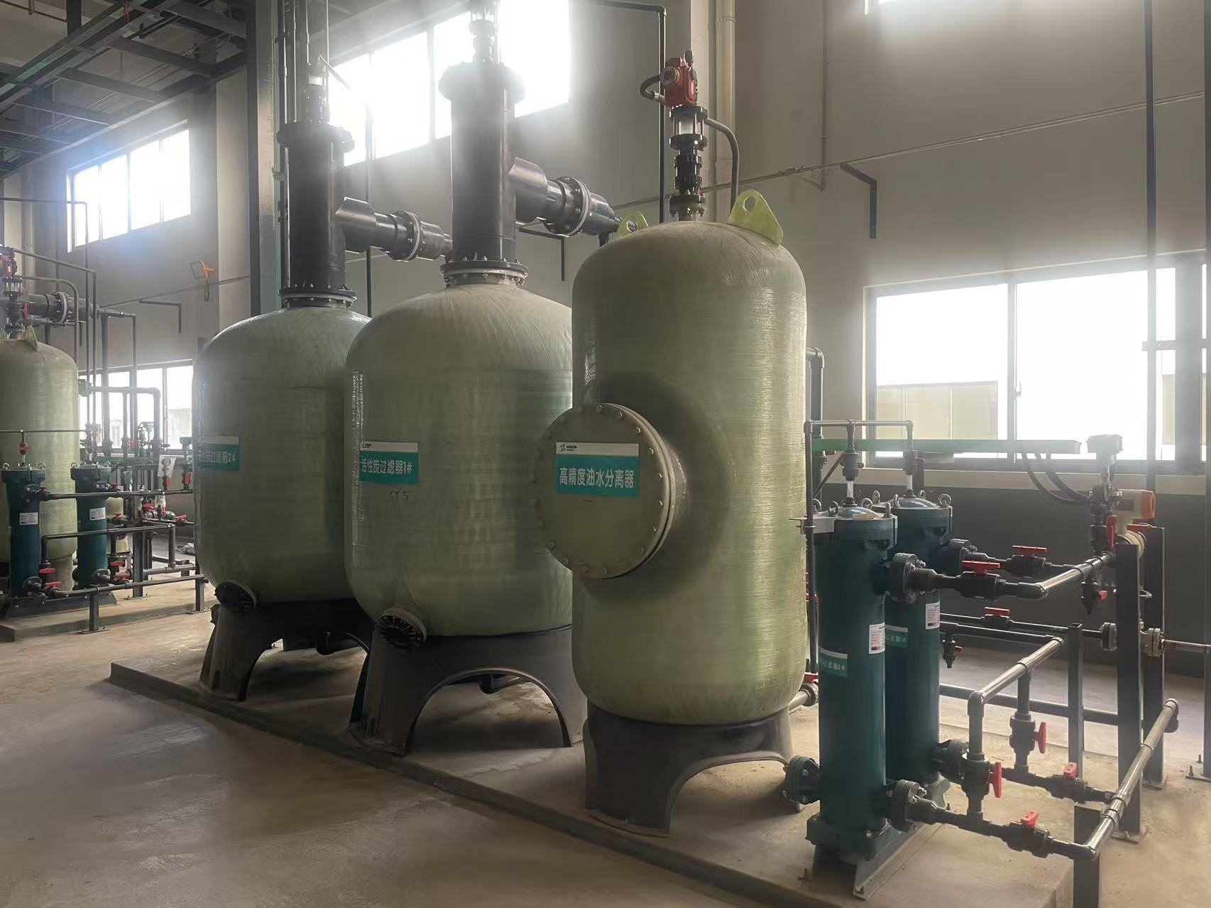 浙江某公司高冰镍三元正极材料项目除油设备